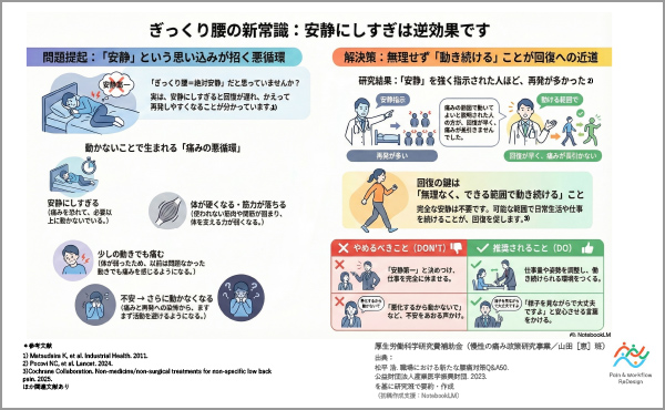 P5 ぎっくり腰の新常識 ― 安静にしすぎは逆効果