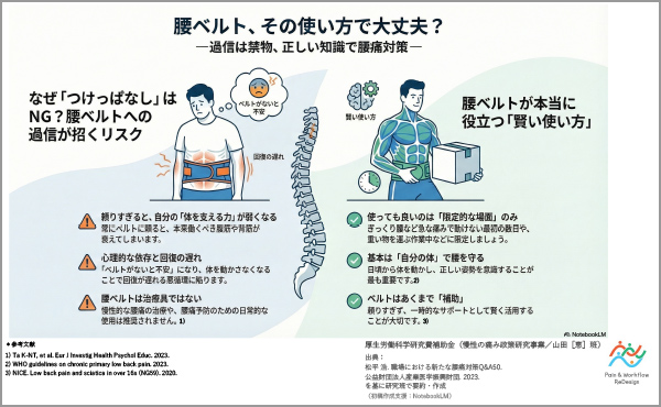 P6 腰痛ベルトの使い方 ― 効果と注意点